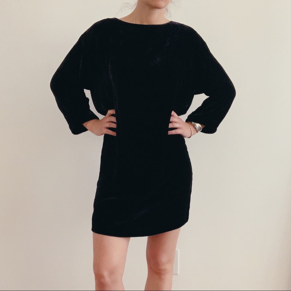 Velvet Mini Dress 🦊